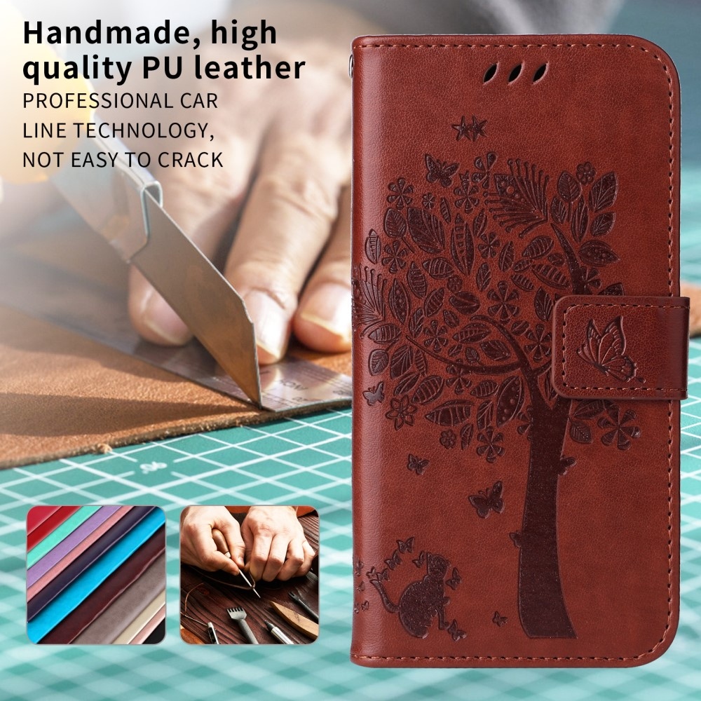 Fák könyvtáska Xiaomi Redmi A5 (173.45x79.35x8.45mm) - barna