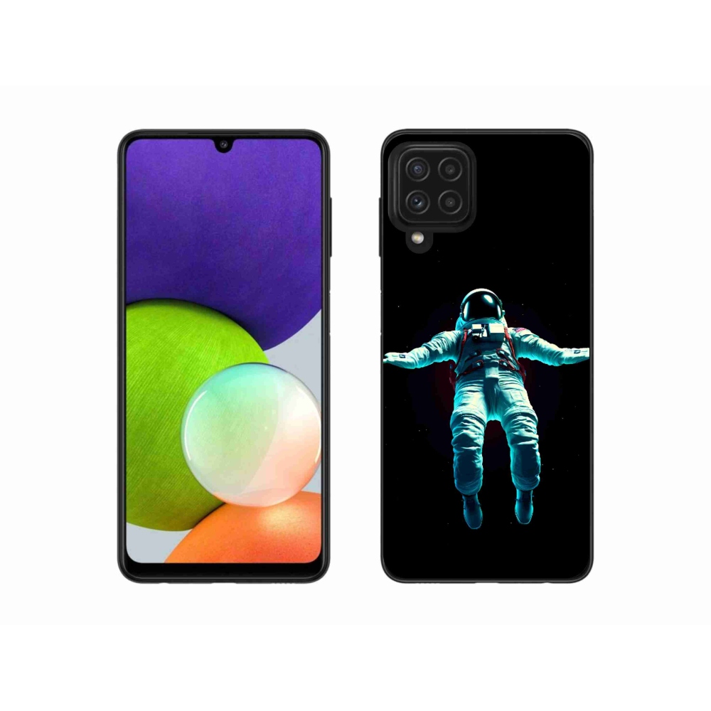 Gél borítás mmCase Samsung Galaxy A22 4G - űrhajósokhoz