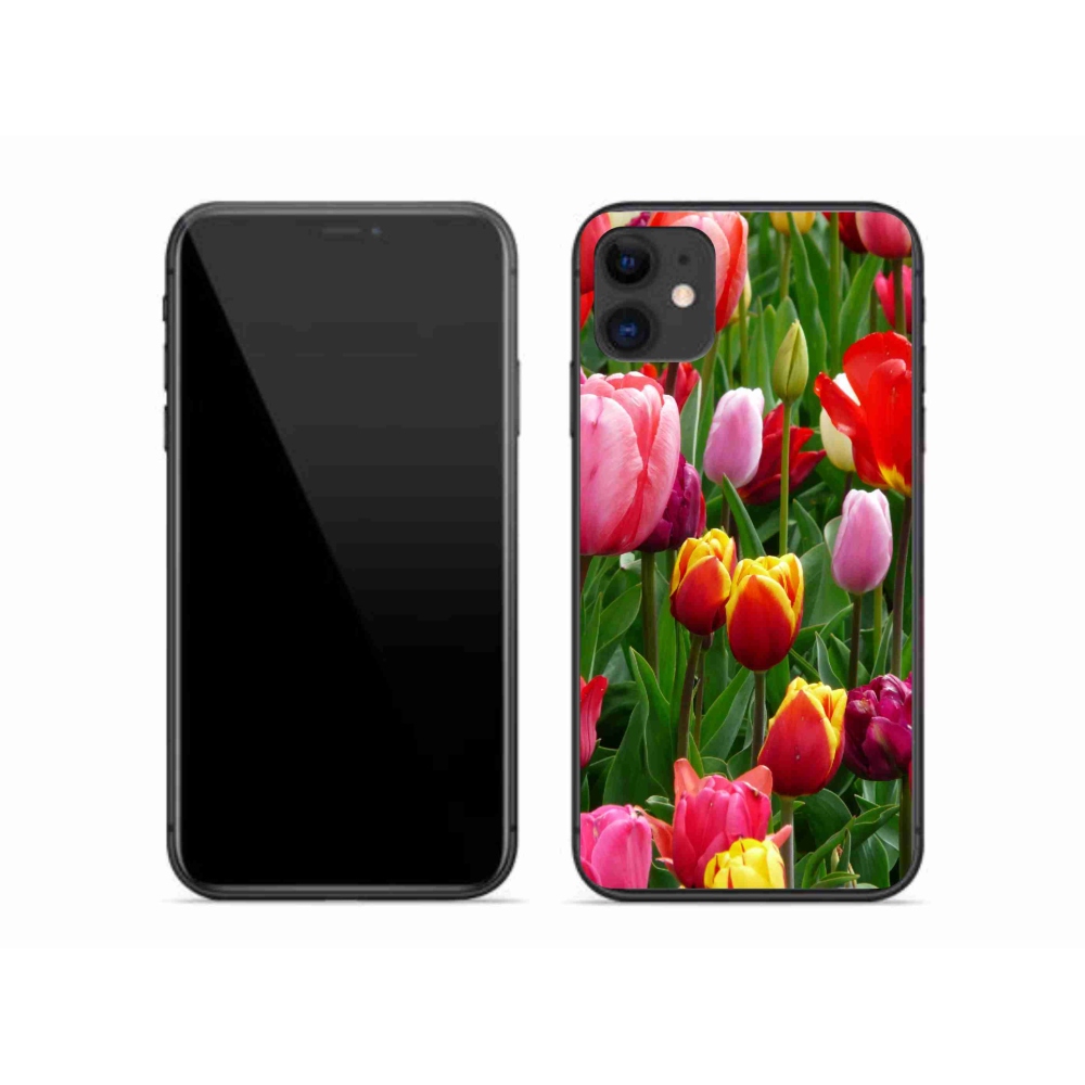 Gél borítás mmCase iPhone 11 készülékhez - tulipánok