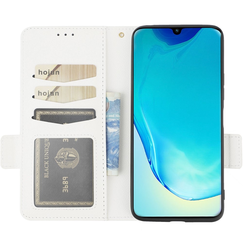 Tárcás könyv tok a Vivo X80 Lite-hoz - fehér
