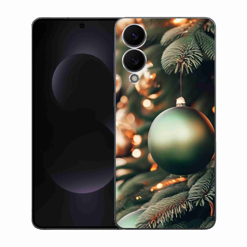 Gél borítás mmCase Samsung Galaxy S25 Edge készülékhez - karácsonyi dekoráció 1