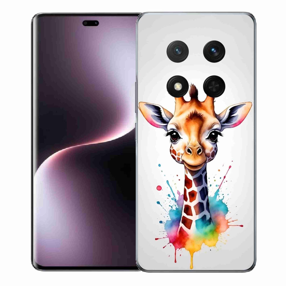 Zselés borítás mmCase a Honor Magic 7 Lite 5G készülékhez - zsiráf 1