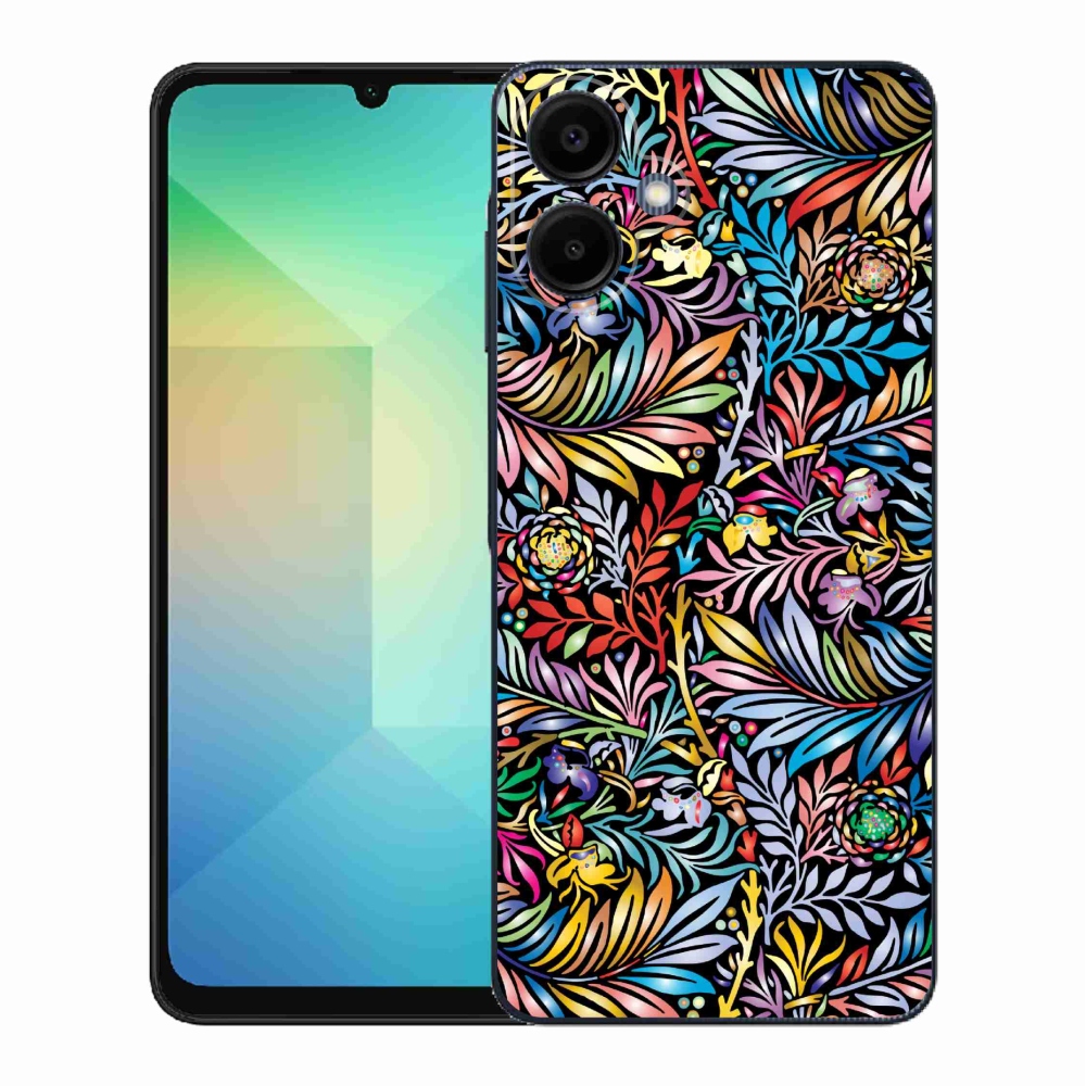 Gél borító mmCase Samsung Galaxy A06 4G - virágok 5
