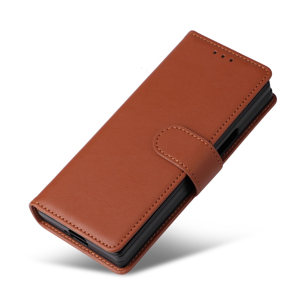 Tárcás könyvtáska Samsung Galaxy Z Fold6 5G - barna