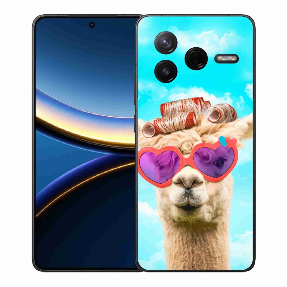 Gél borítás mmCase a Xiaomi Poco F7 Pro számára - szemüveges láma
