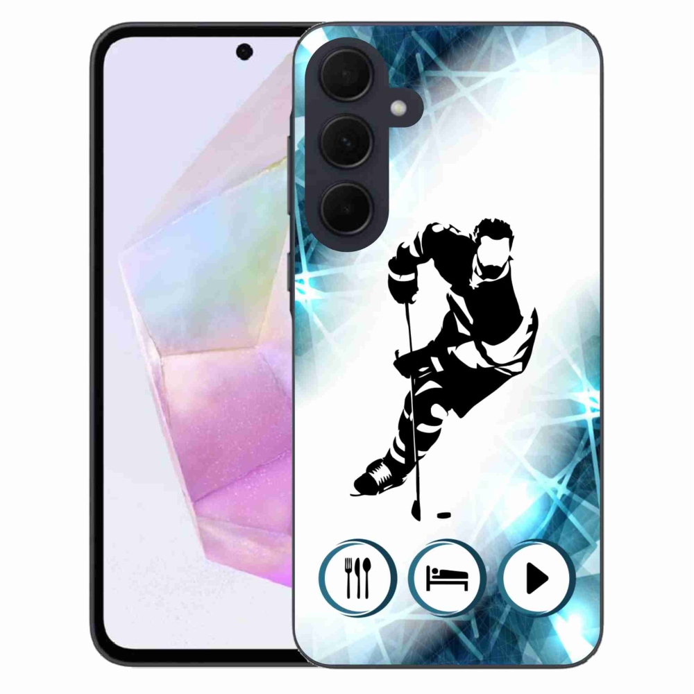 Zselés borítás mmCase Samsung Galaxy A35 5G - jégkorong 1