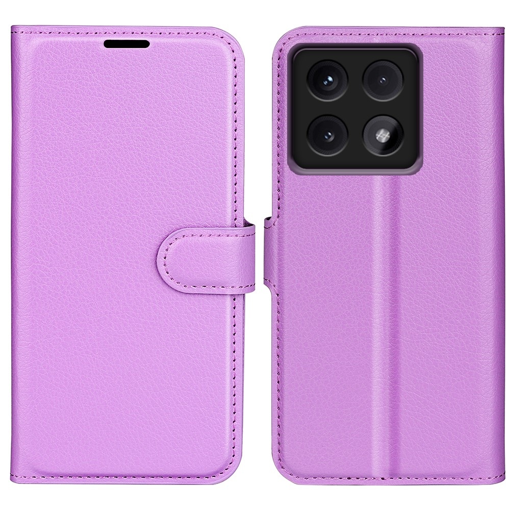 Litchi könyv tok a Xiaomi 14T-hez - lila