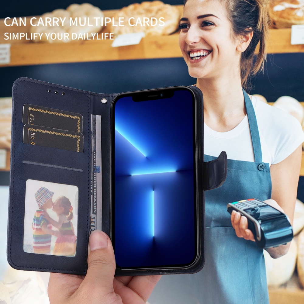 Vérrögök könyv tok a Xiaomi Poco F7 5G-hez - kék