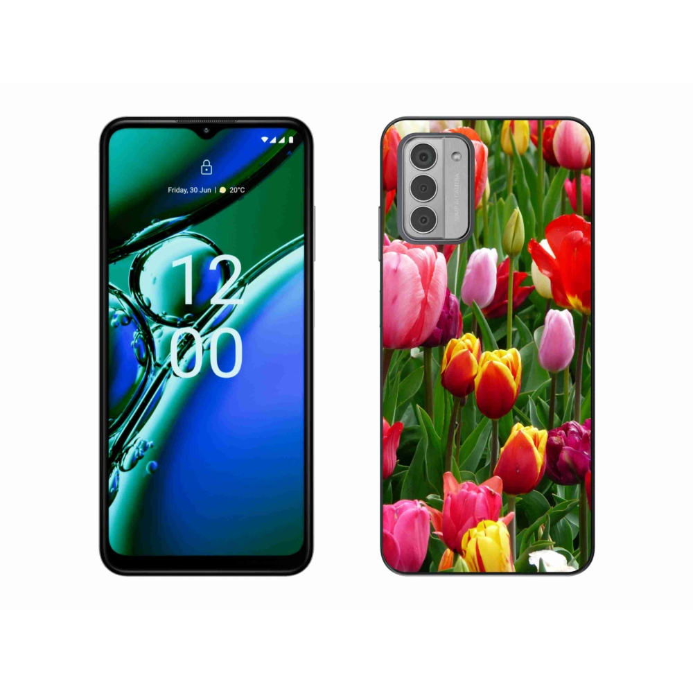 Zselés borító mmCase a Nokia G42 készülékhez - tulipánok