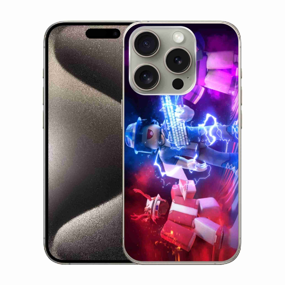 Zselés borítás mmCase iPhone 15 Pro készülékhez - roblox