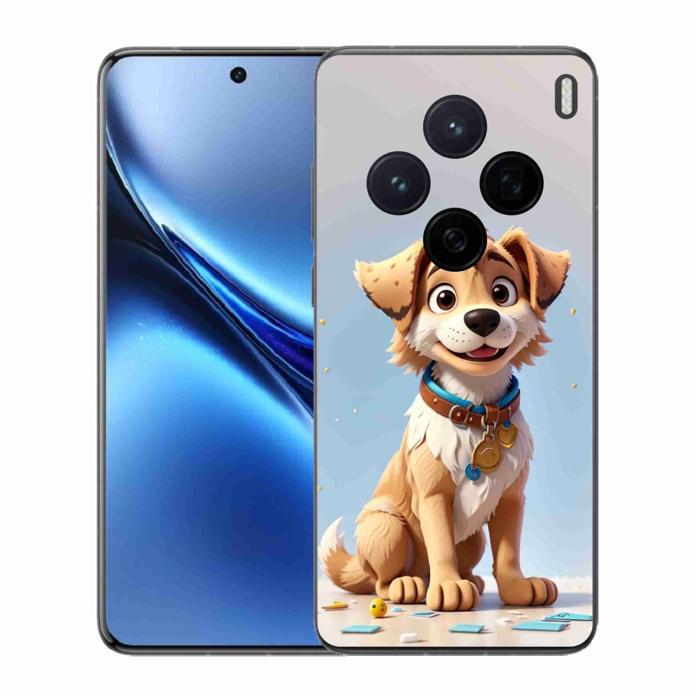 Zselés borítás mmCase a Vivo X200 5G-hez - rajzfilm kölyökkutya