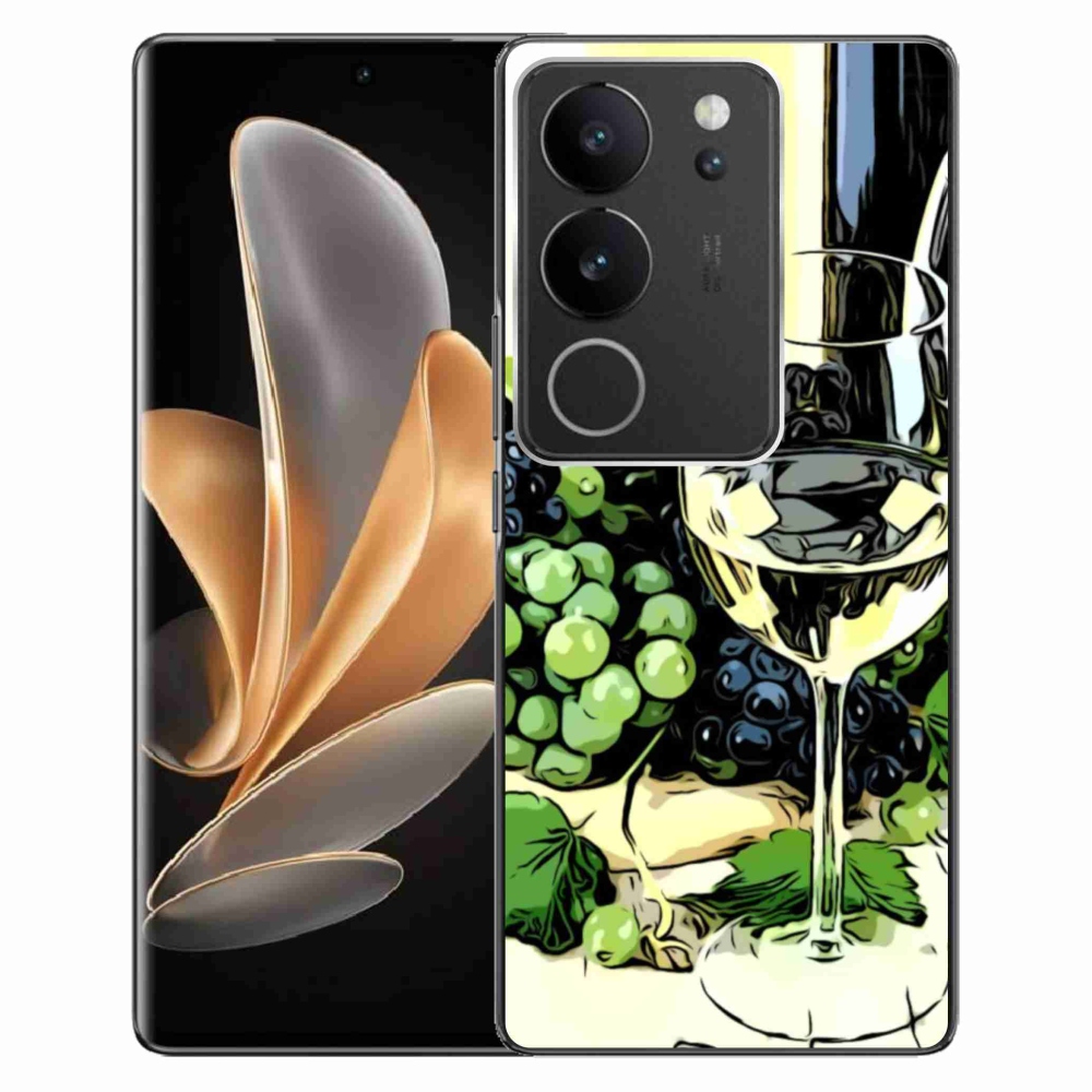 Zselés borítás mmCase a Vivo V29 5G-hez - borospohár