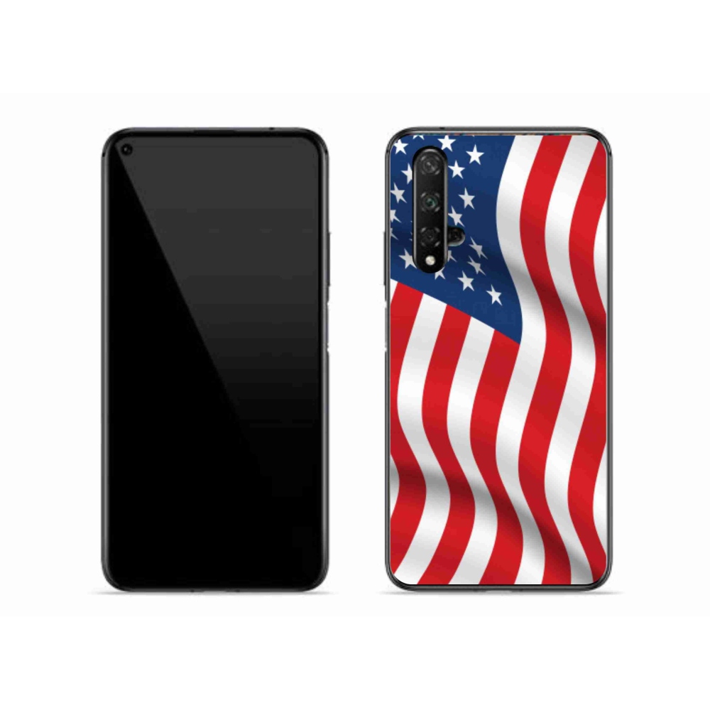 Zselés borítás mmCase a Honor 20-hoz - amerikai zászló