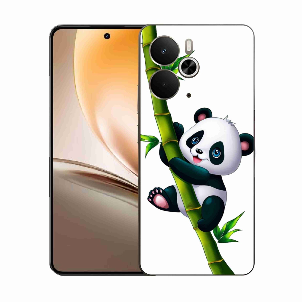 Gél borítás mmCase a Realme 14 5G készülékhez - bambusz pandával