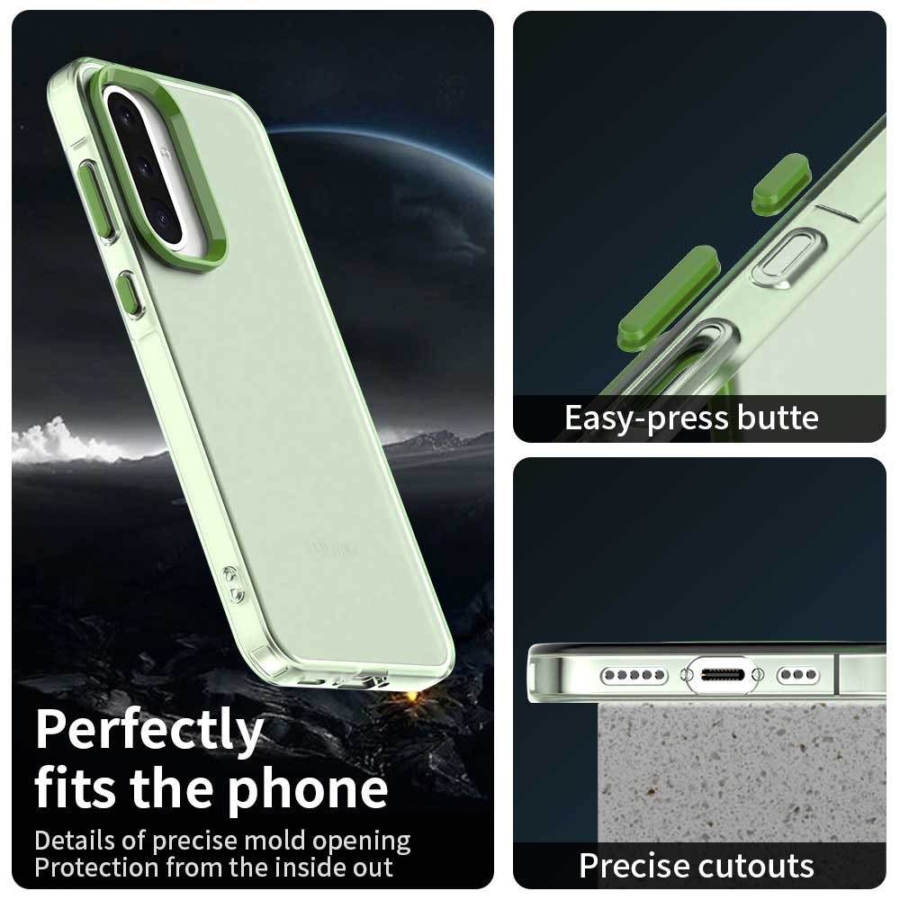 Candy matt zselés tok Samsung Galaxy A36 5G/A56 5G - zöld színben
