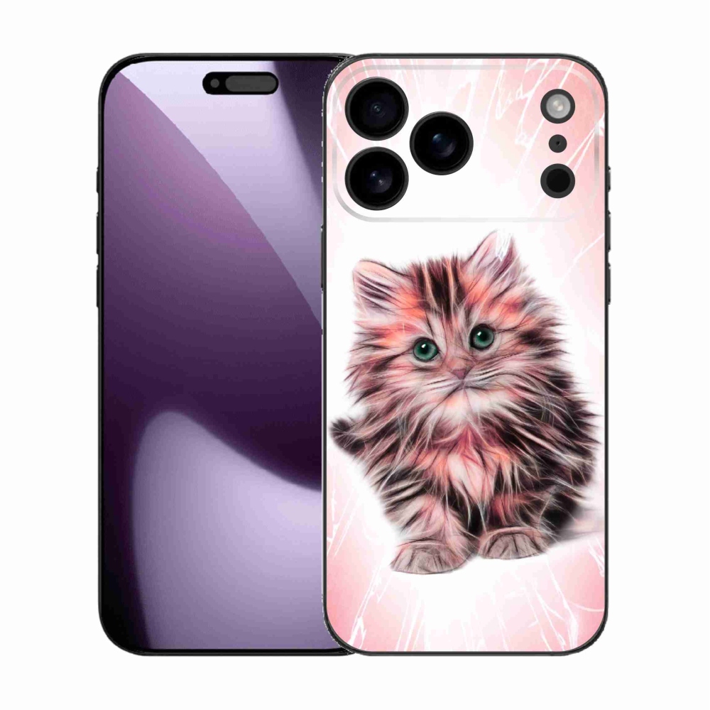 Gél borítás mmCase iPhone 17 Pro Max készülékhez - aranyos cica