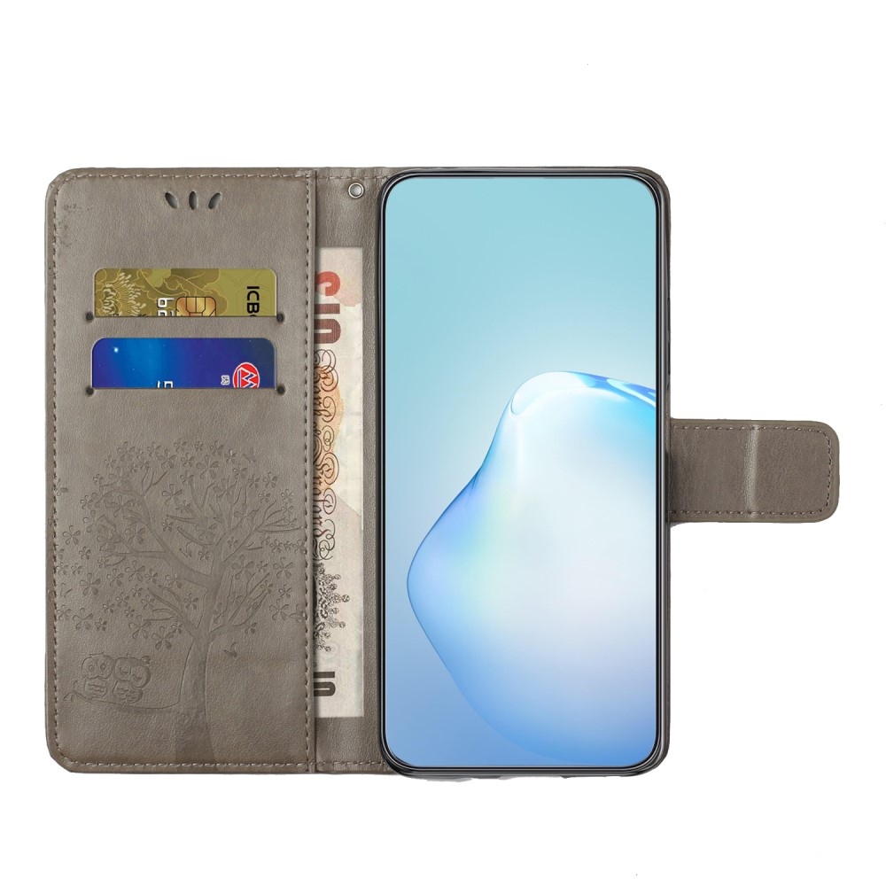 Fás könyv tok Samsung Galaxy A35 5G - szürke