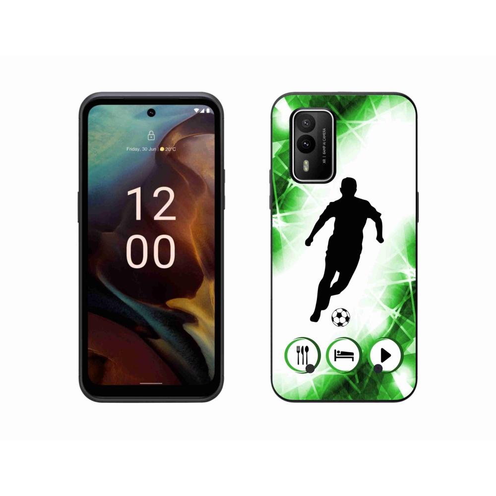 Zselés borítás mmCase a Nokia XR21 készülékhez - focista