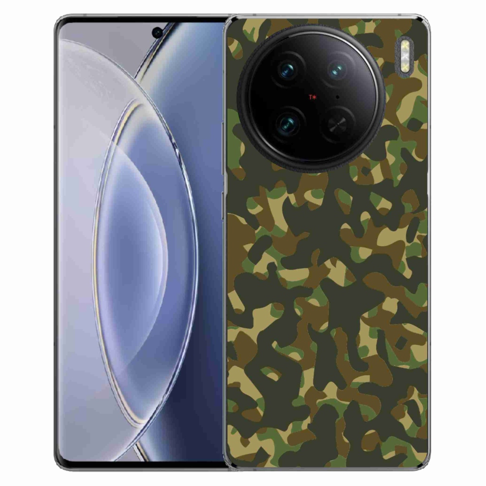 Zselés borítás mmCase a Vivo X90 Pro készülékhez - álcázó minta 1