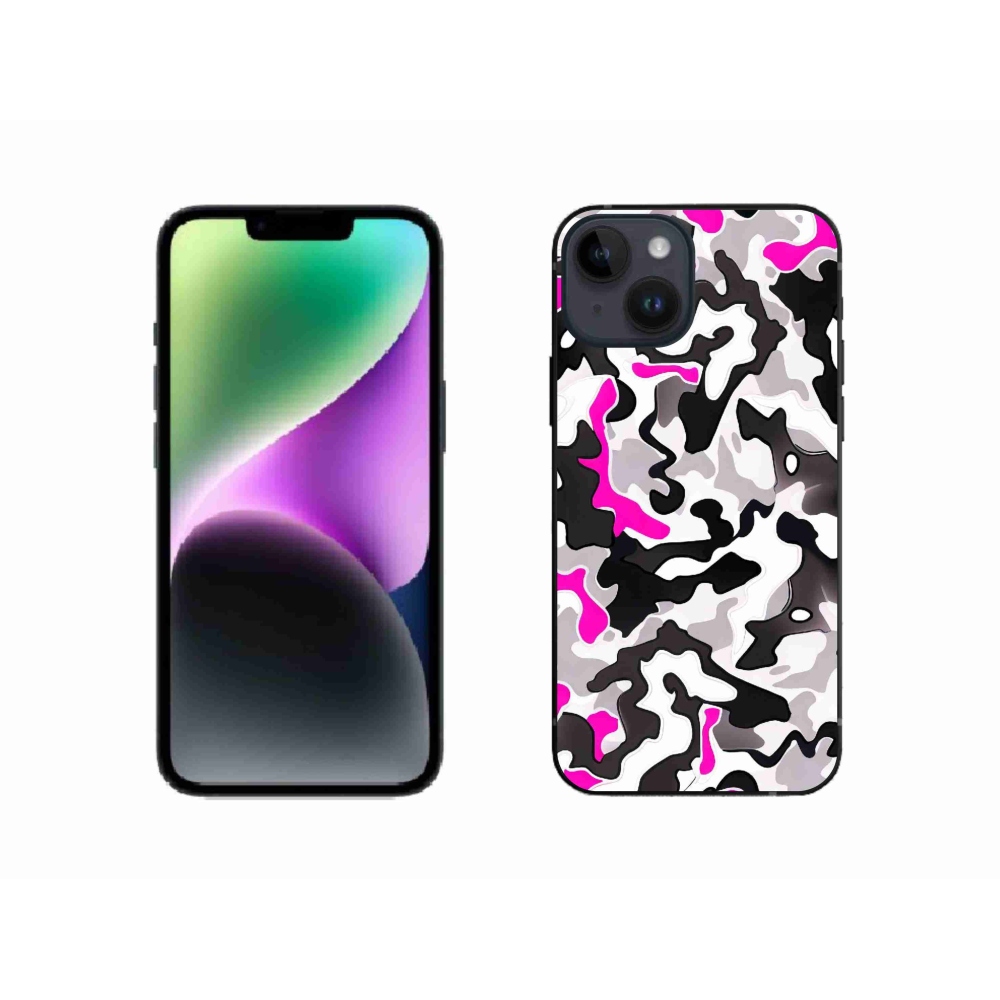 Zselés borítás mmCase iPhone 14 készülékhez - terepszínű minta 5