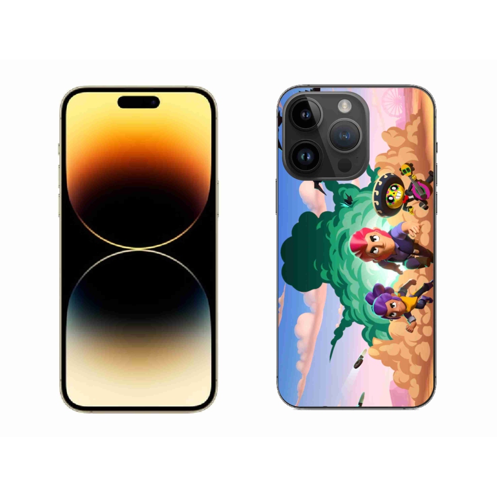 Zselés borítás mmCase iPhone 14 Pro Max 6.7 készülékhez - verekedés csillagok