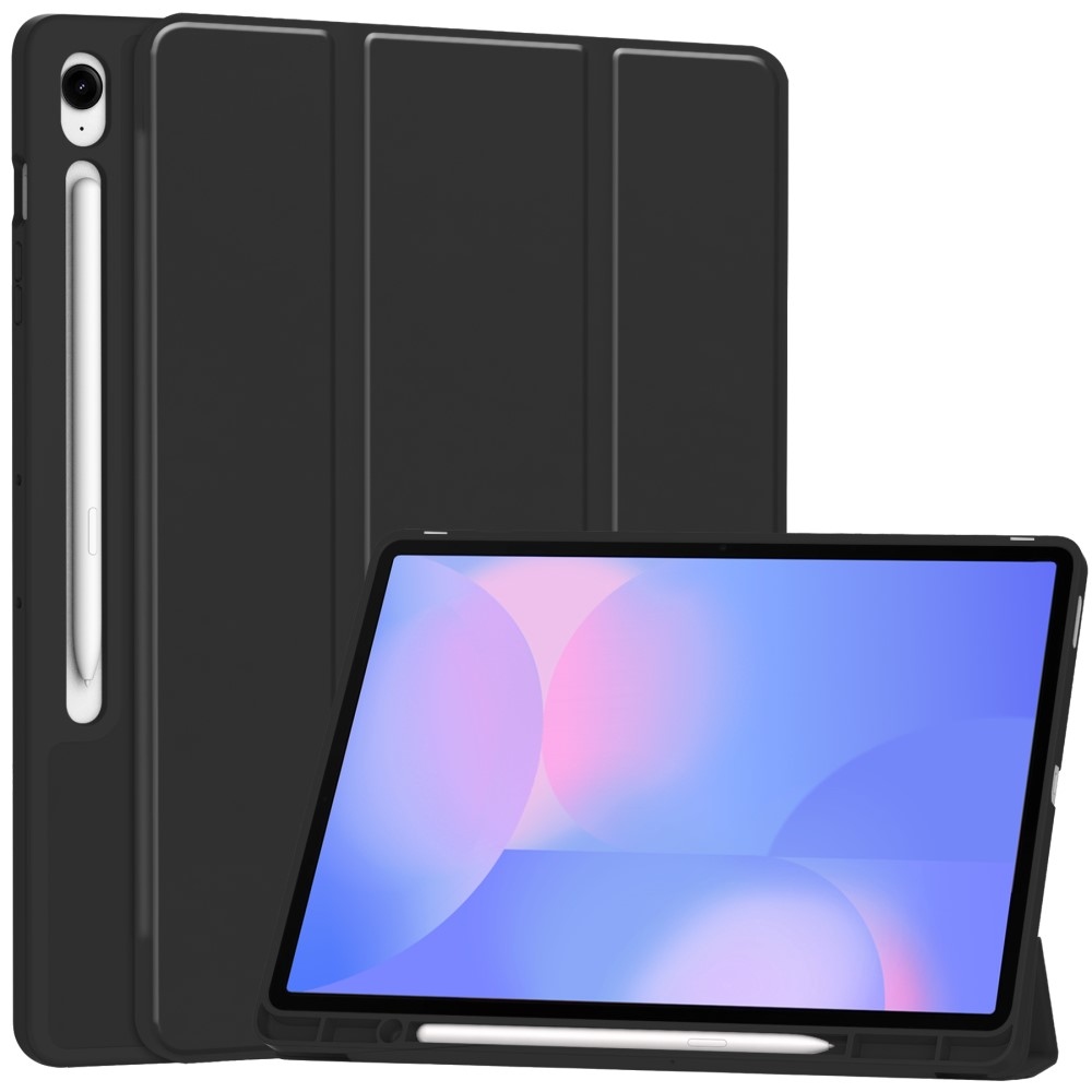 Cases okos záró tok Samsung Galaxy Tab S10 FE+ - fekete