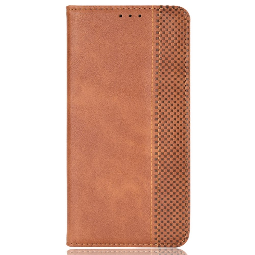 Vintage könyv tok Xiaomi Redmi Note 14S/Note 13 Pro 4G/Poco M6 Pro - barna színben