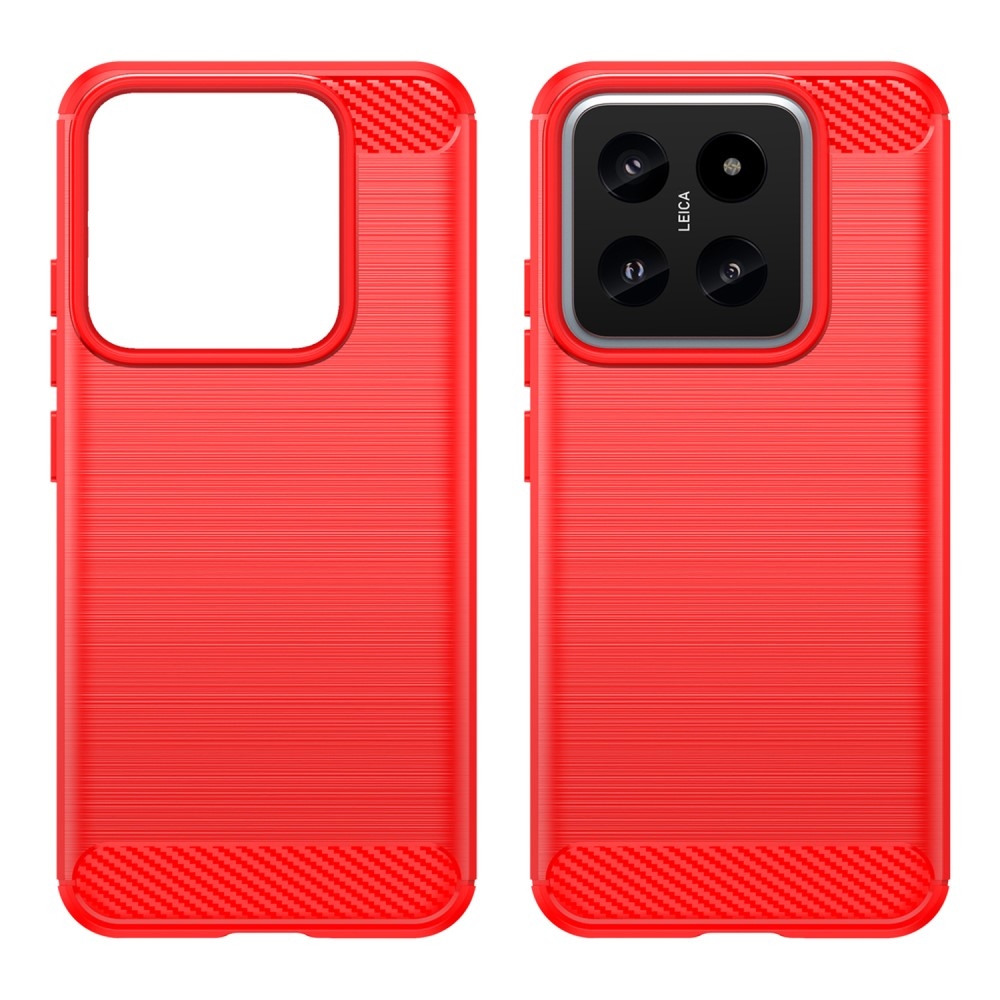Szénálló zselés tok Xiaomi 14 - piros