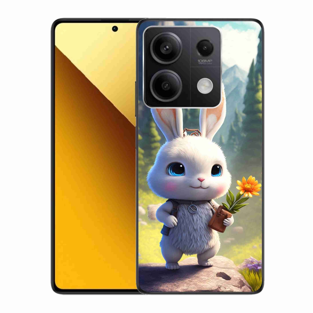 Gél borítás mmCase a Xiaomi Redmi Note 13 5G számára - aranyos nyuszi