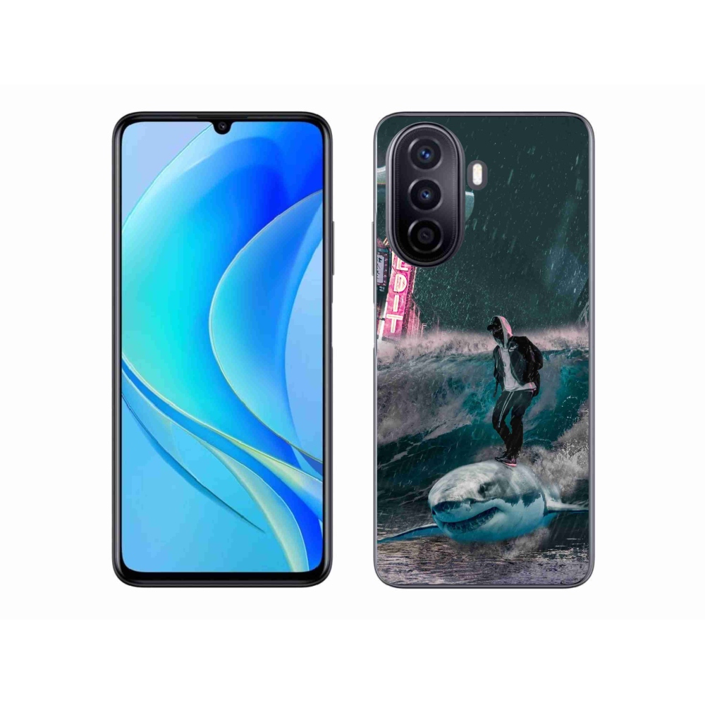 Gél borítás mmCase a Huawei Nova Y70-hez - cápa