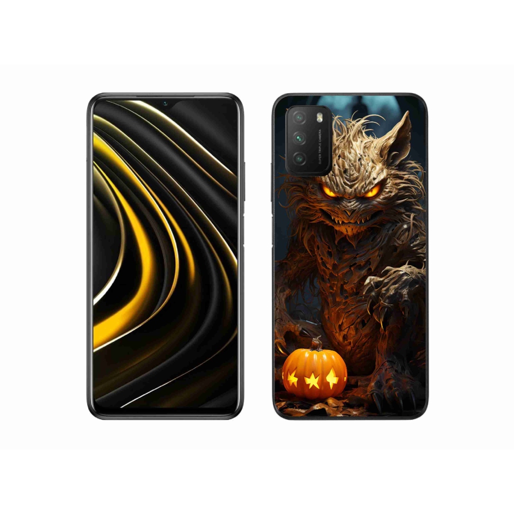 Gél borítás mmCase a Xiaomi Poco M3-hoz - Halloween szörnyeteg