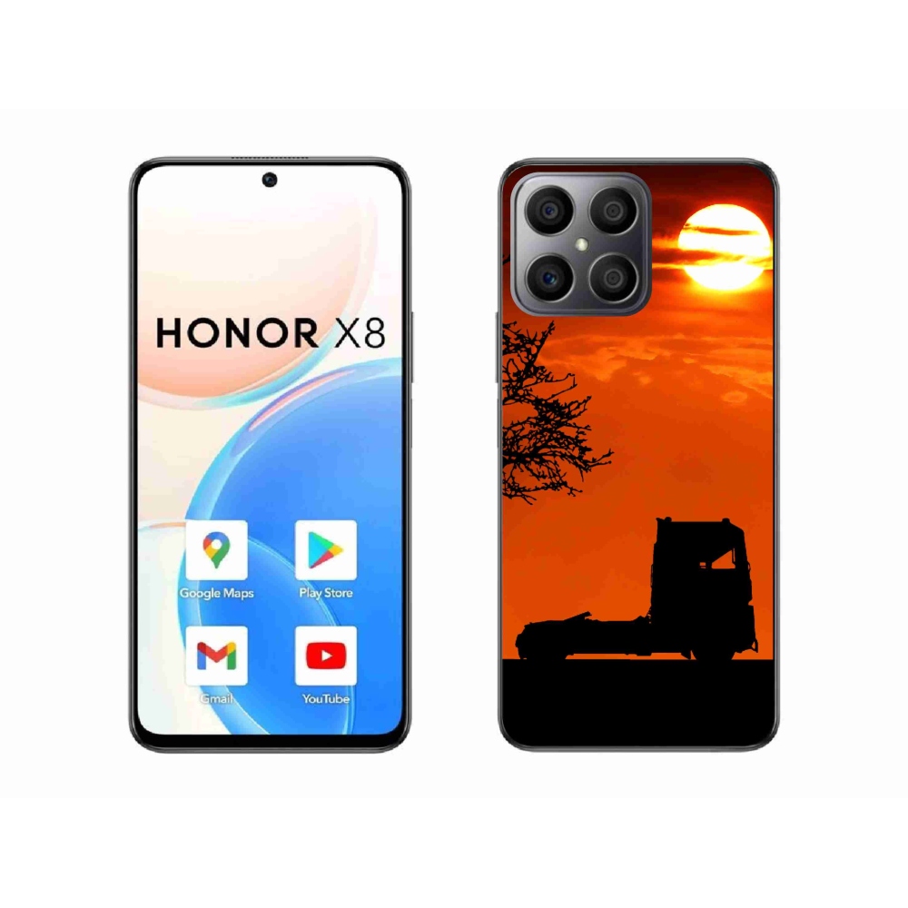 Zselés borítás mmCase a Honor X8-hoz - teherautó 3