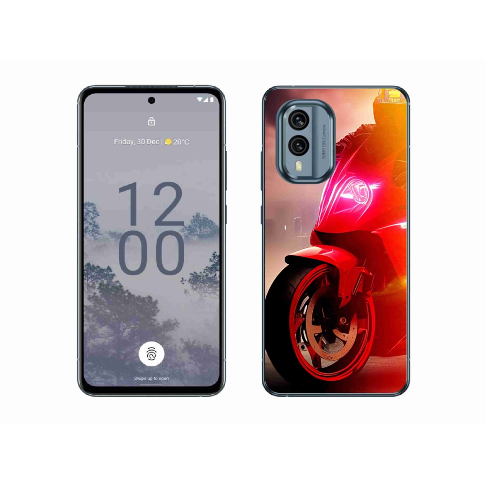 Zselés borítás mmCase a Nokia X30 5G készülékhez - motorkerékpár