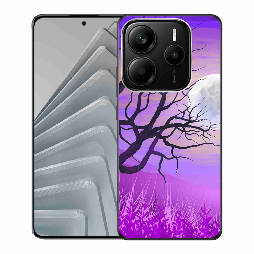 Gél borító mmCase a Xiaomi Redmi Note 14 5G-hez - rajzfilmes kidőlt fa