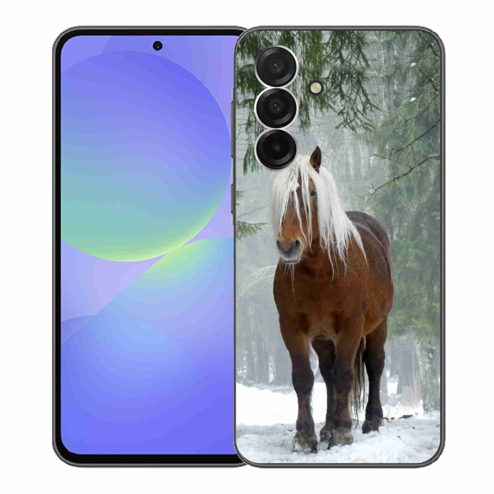 Zselés borítás mmCase Samsung Galaxy A36 5G - ló az erdőben