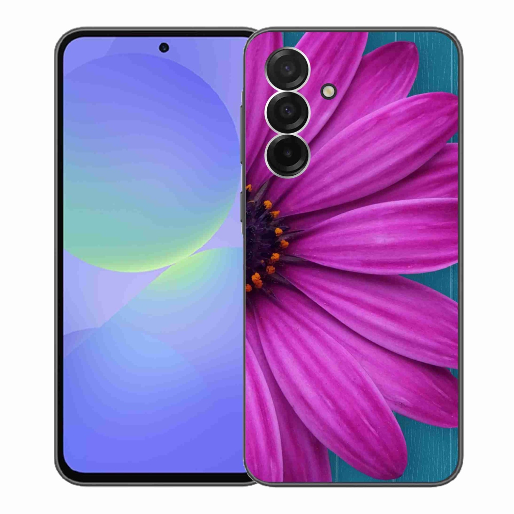 Gél védőhuzat mmCase Samsung Galaxy A36 5G - lila margaréta