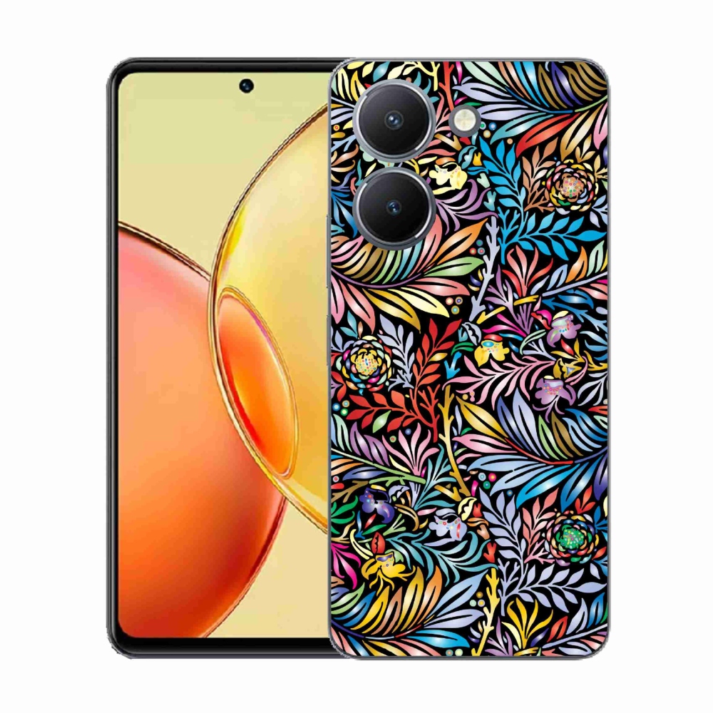 Zselés borítás mmCase a Vivo Y36-hoz - virágok 5