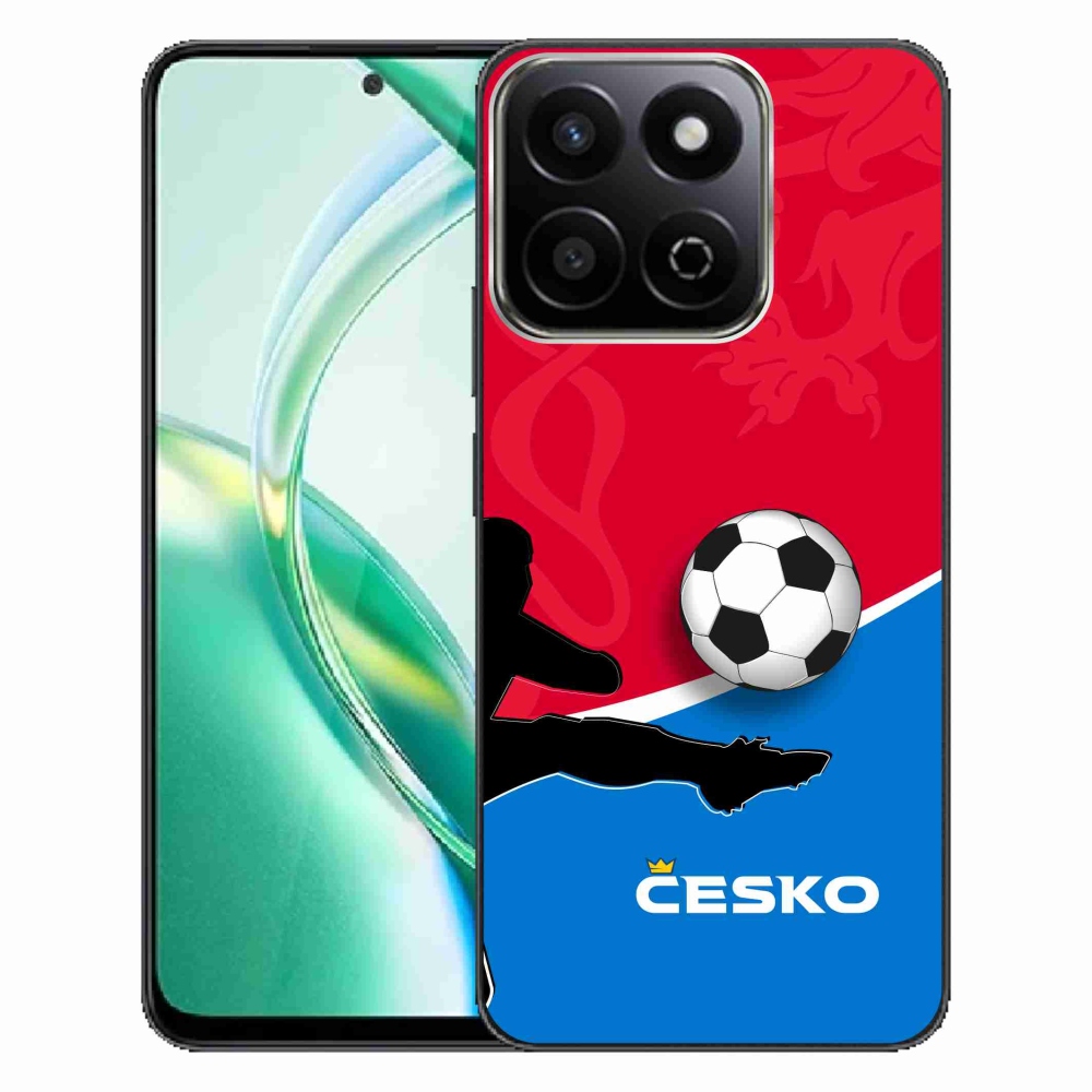Zselés borítás mmCase a Honor 200 Smart 5G készülékhez - futball Csehország 2