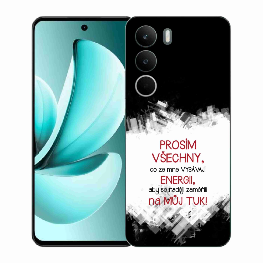 Gél borító mmCase a Realme C71 készülékhez - vicces szöveg 1 piros
