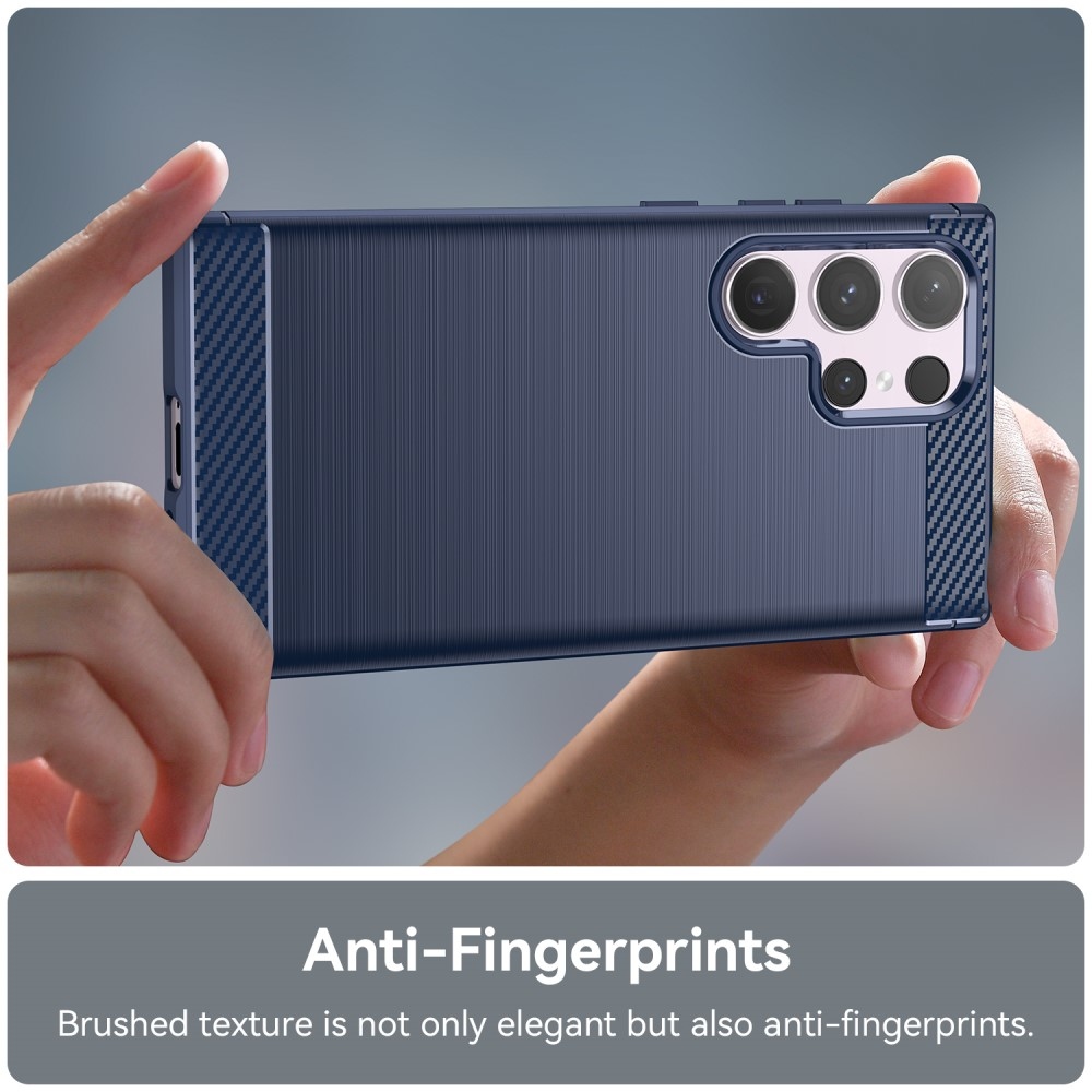 Szénálló zselés tok Samsung Galaxy S24 Ultra készülékhez - kék