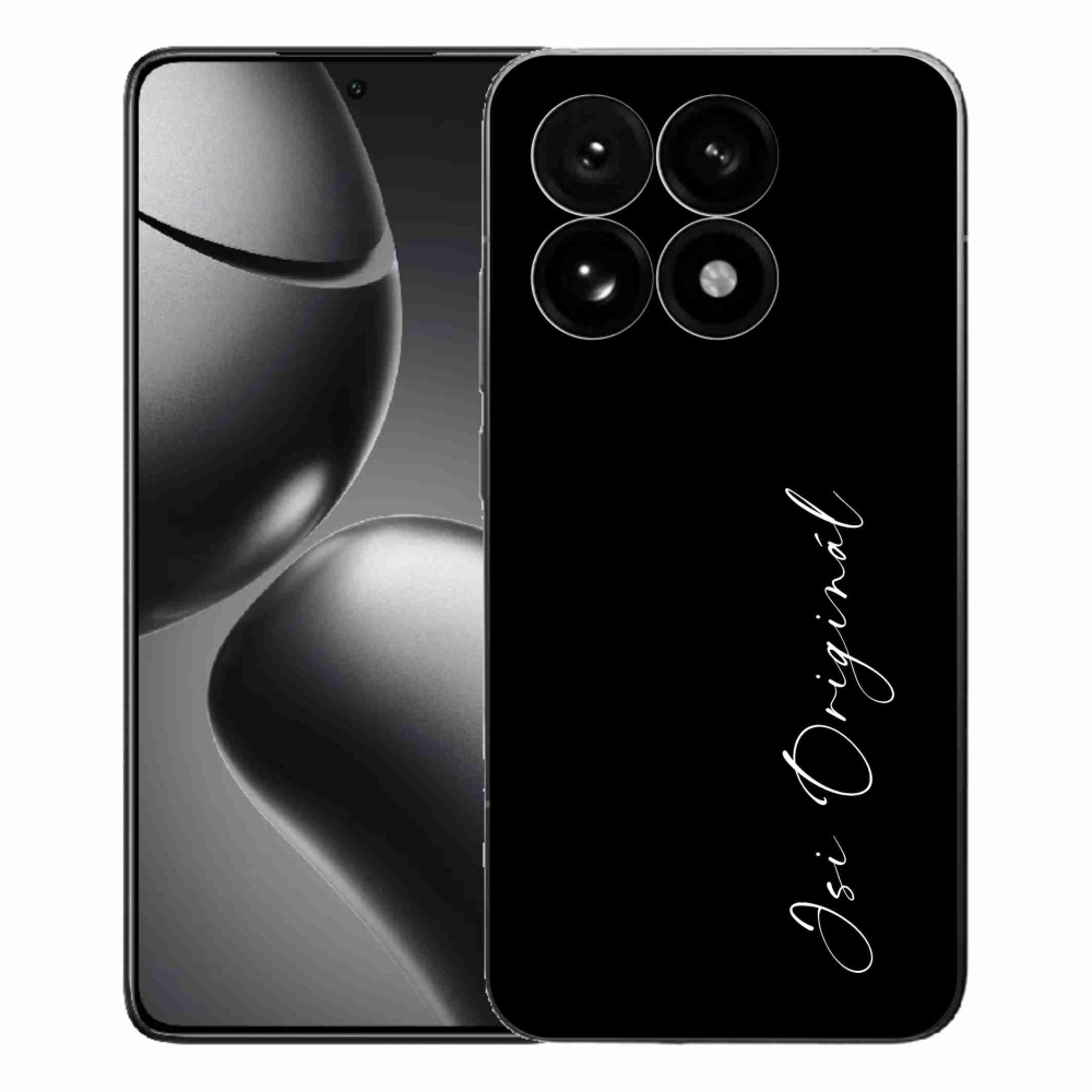 Gél borító mmCase a Xiaomi 15T - te vagy az eredeti fekete háttérrel