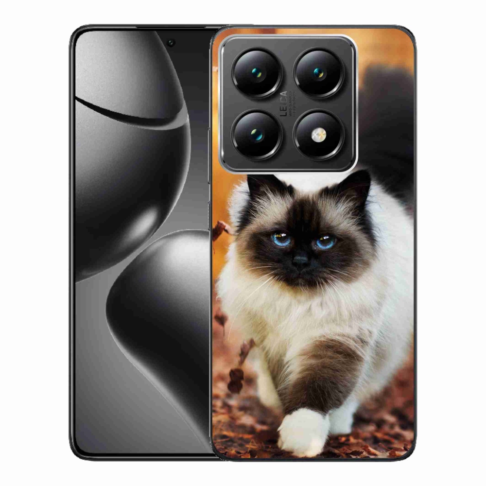 Gél borítás mmCase a Xiaomi 14T Pro számára - macska