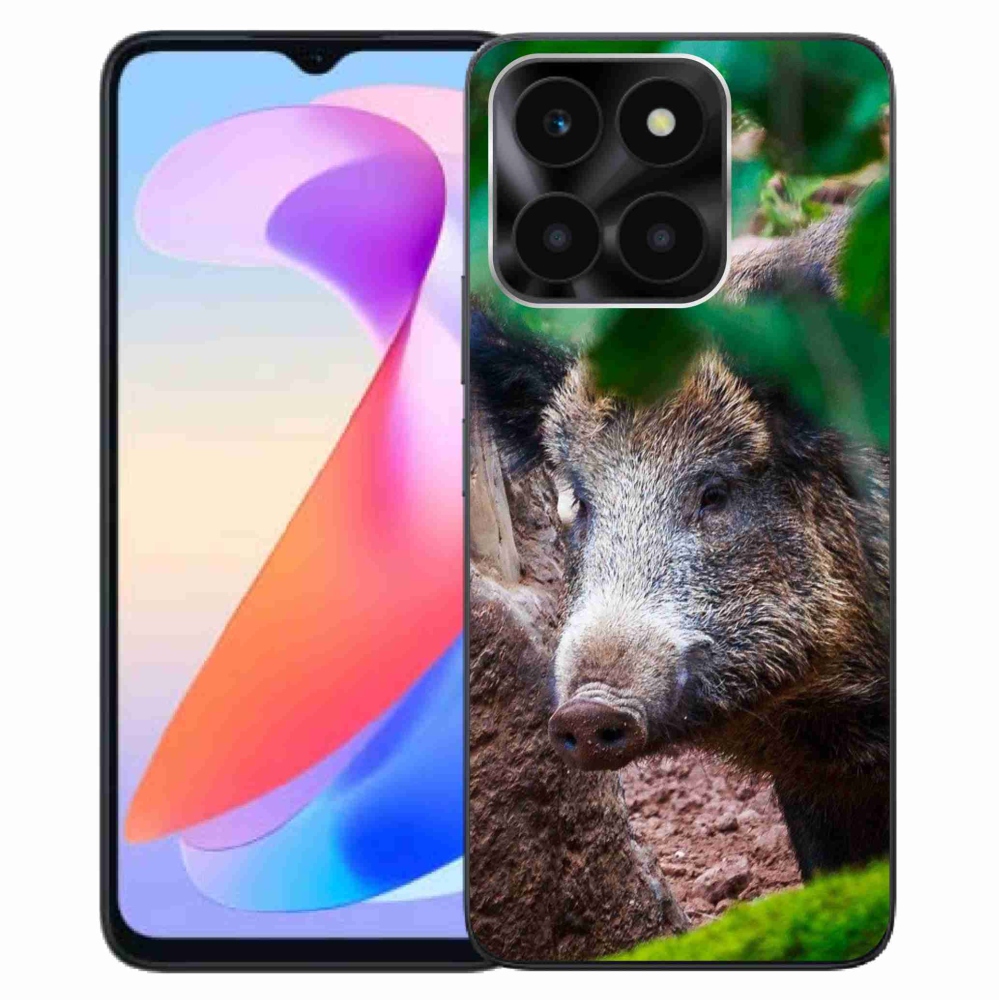 Zselés borítás mmCase a Honor X6a számára - vaddisznó