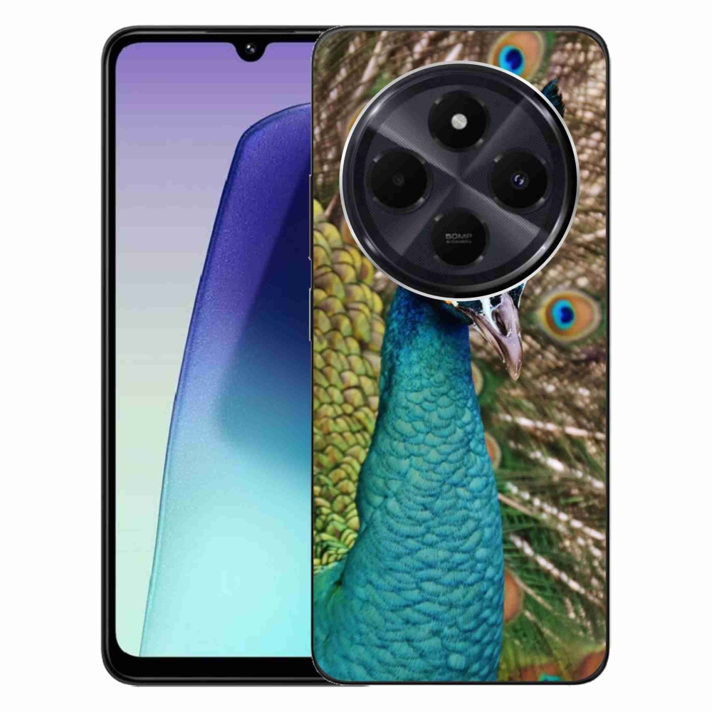 Gél borítás mmCase a Xiaomi Redmi 14C/Poco C75-hez - páva