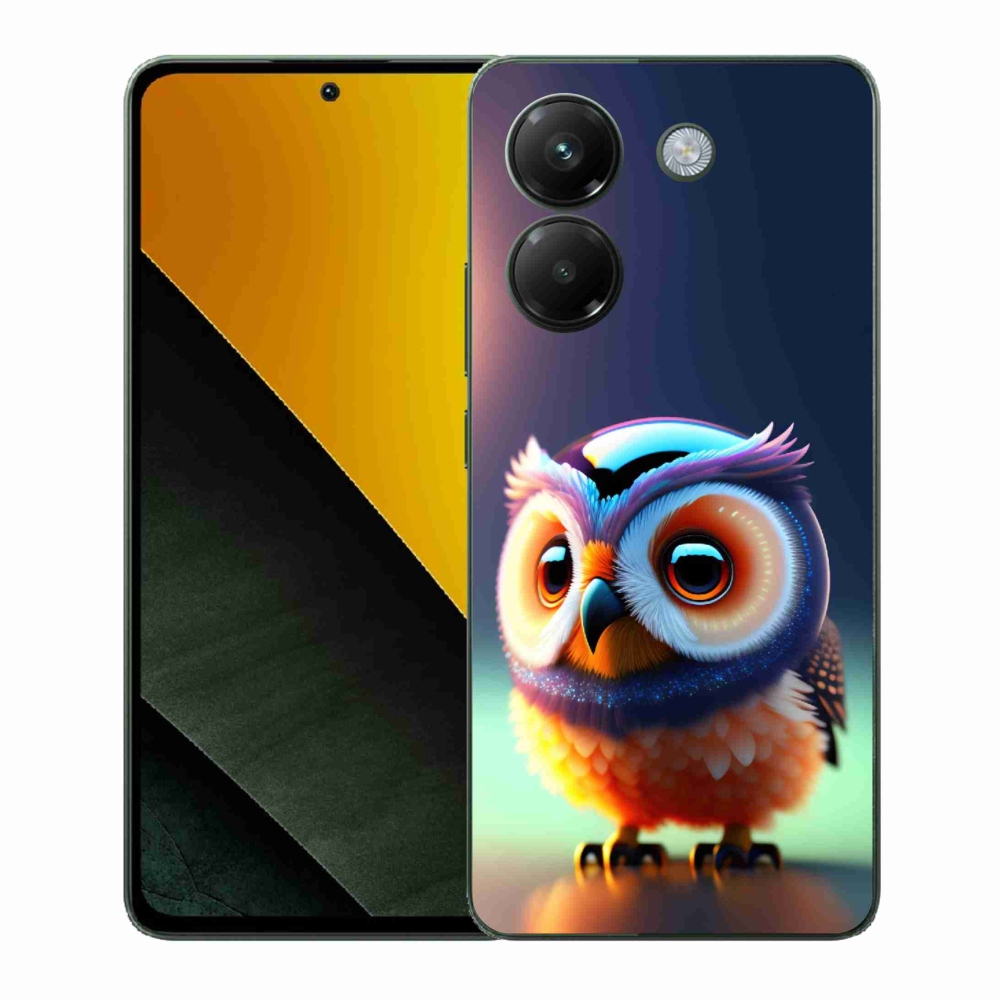 Gél borítás mmCase a Xiaomi Poco M7 Pro 5G számára - bagoly