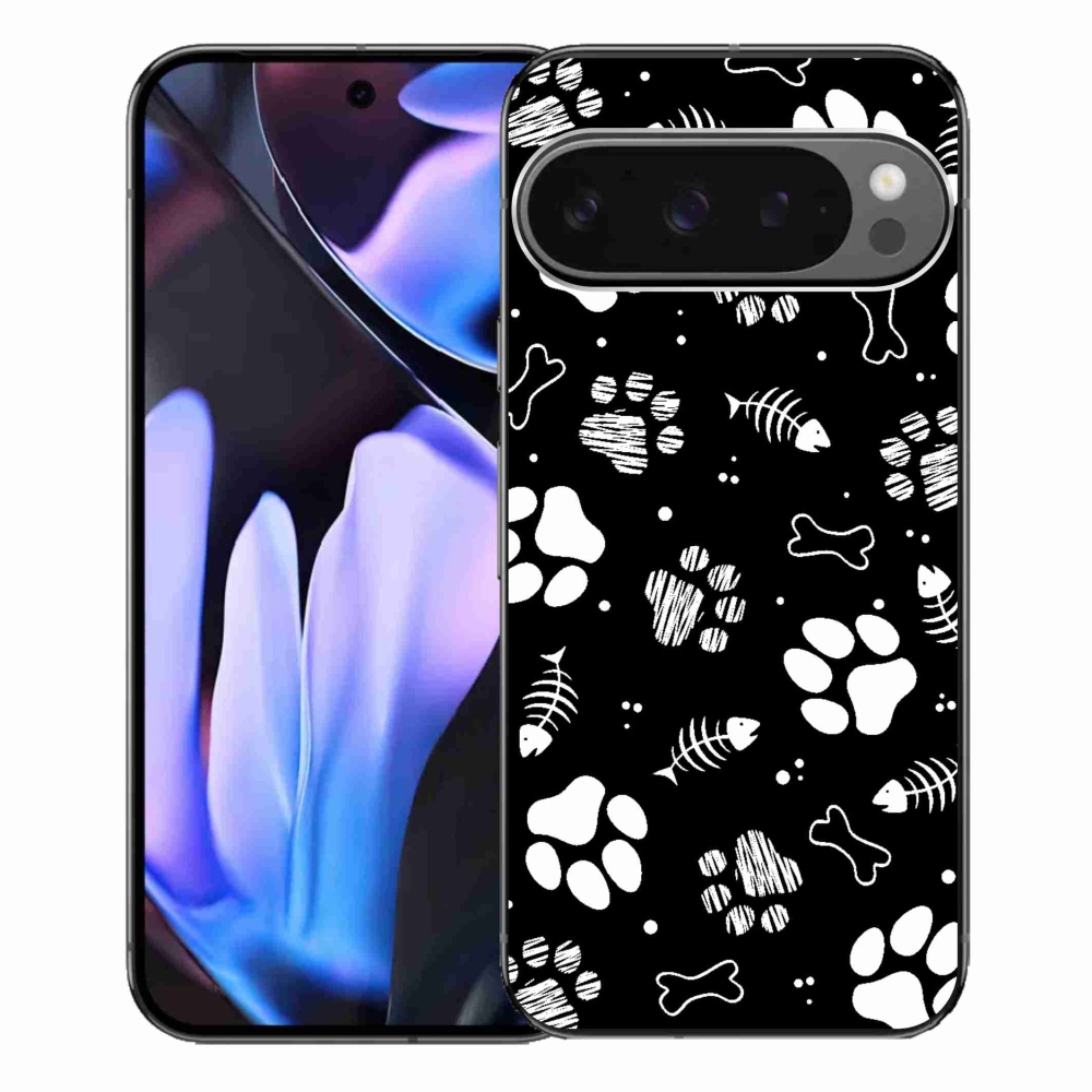 Zselés borítás mmCase a Google Pixel 9 Pro XL-hez - kutyamancsok