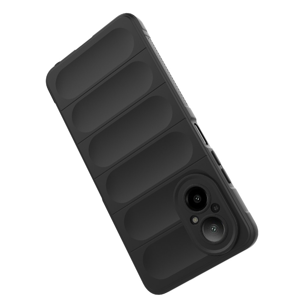 Rugg tartós zselés mobiltelefon borító Realme C67 - fekete