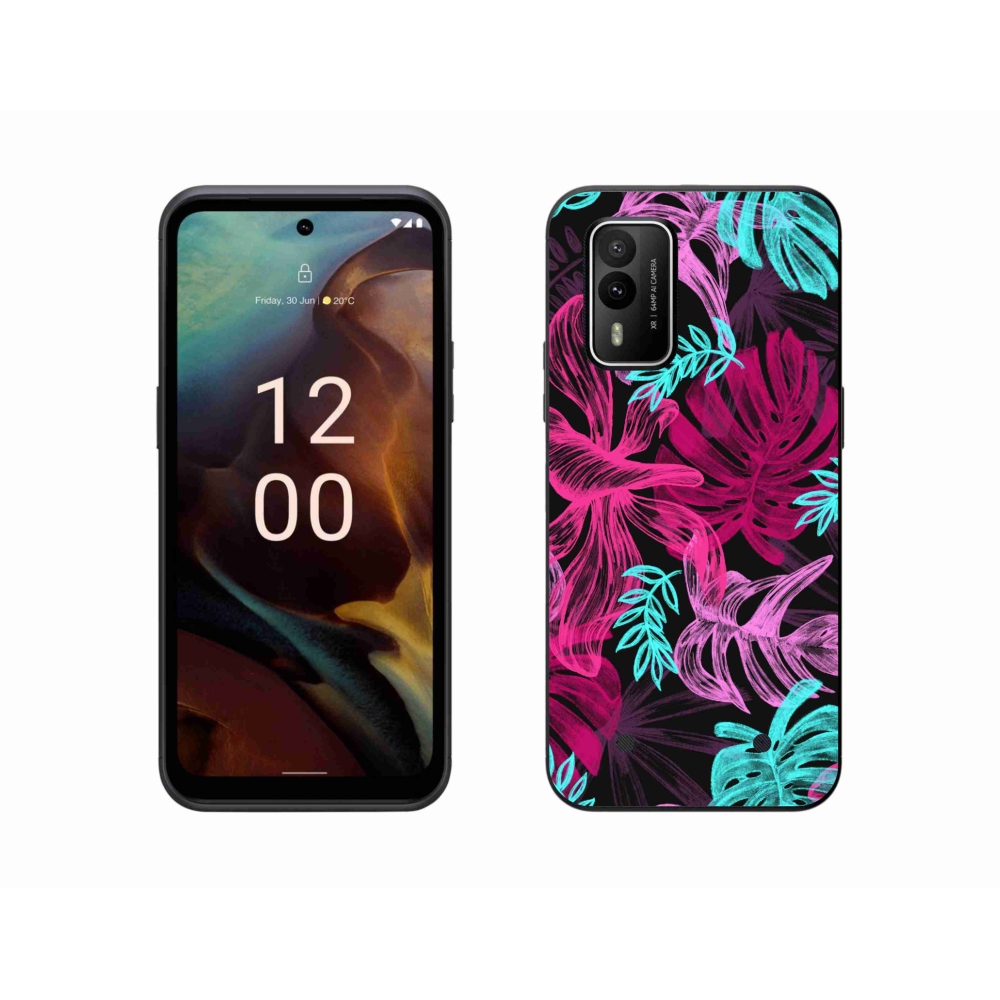 Zselés borítás mmCase a Nokia XR21 készülékhez - virágok 1