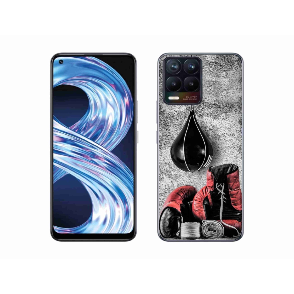 Zselés borítás mmCase a Realme 8 Pro számára - bokszzsák és kesztyűk