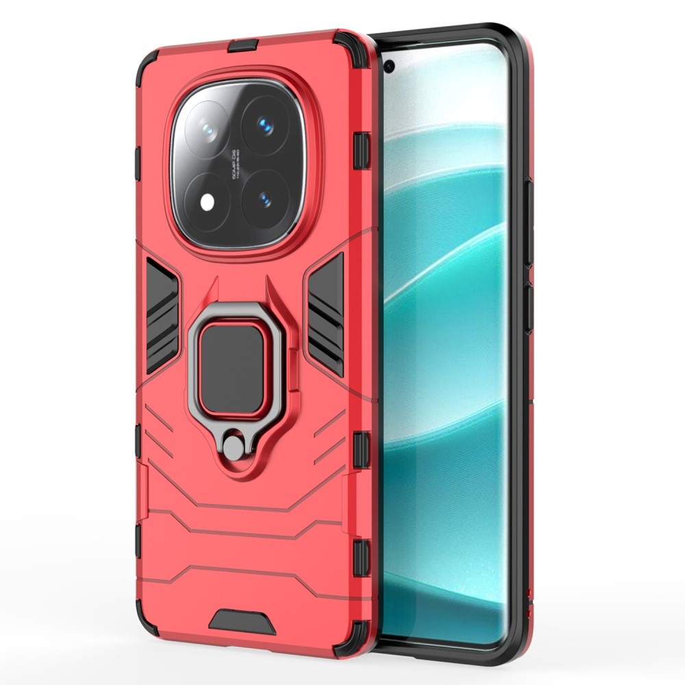 Guardy tartós borító a Xiaomi Redmi Note 14 Pro+ 5G készülékhez - piros